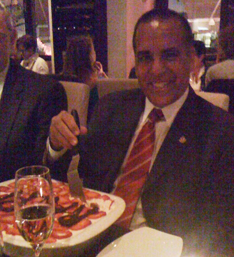 Dr. Ralph Sacco with the original