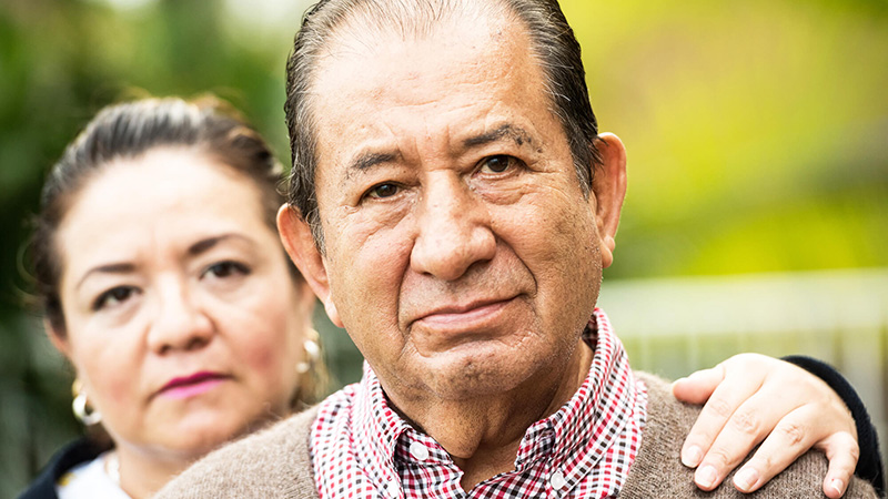 senior Hispanic couple senior Hispanic couple